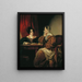 Henriette Baronne Pereira-Arnstein with her daughter Flora - Friedrich von Amerling — framed artwork on a wall