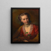 Hermine Amerling, sister-in-law of Friedrich Amerling - Friedrich von Amerling — framed artwork on a wall