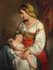 Mother Italian with child - Friedrich von Amerling — artwork view