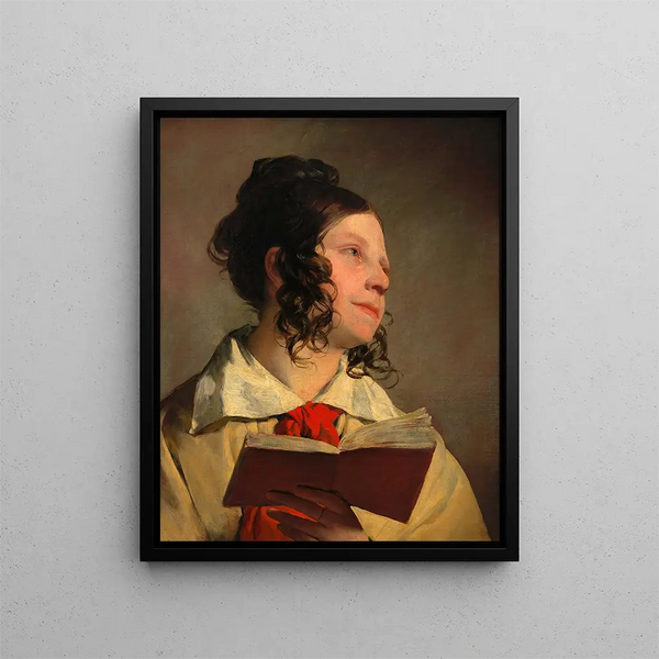 Joséphine von Kaltenthaler - Friedrich von Amerling — framed artwork on a wall