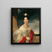 Marie Freiin Vesque de Puettlingen - Friedrich von Amerling — framed artwork on a wall