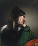 Girl in profile with black mantilla - Friedrich von Amerling — artwork view