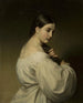 Portrait of a Young Woman - Friedrich von Amerling — artwork view