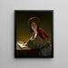 La jeune femme orientale - Friedrich von Amerling — framed artwork on a wall