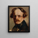 Unknown Man Painting - Friedrich von Amerling — framed artwork on a wall
