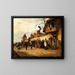 La Réquisition - Friedrich von Puteani — framed artwork on a wall