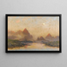 Lofoten Painting - Frithjof Smith-Hald — framed artwork on a wall
