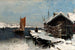 Winter Scene - Frithjof Smith-Hald — artwork view