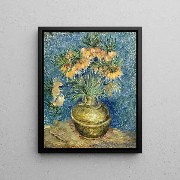 Reproduction of the painting Fritillaries painting, imperial crown in a copper vase - Vincent Van Gogh