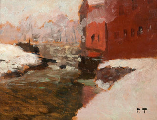 La fabrique rouge - Frits Thaulow — artwork view
