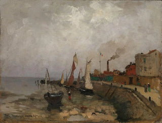Port français Le Havre - Frits Thaulow — artwork view