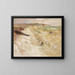 the beach at Dieppe - Frits Thaulow — framed artwork on a wall