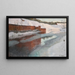The Lysaker River in Winter - Frits Thaulow — framed artwork on a wall