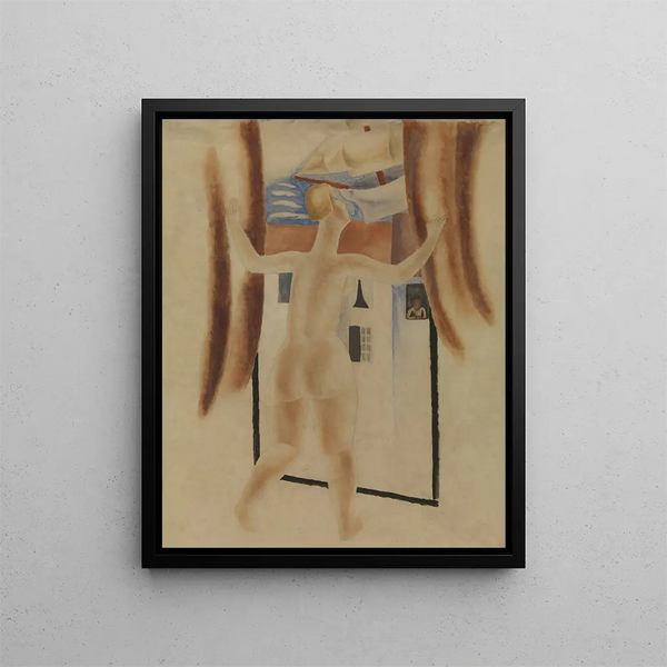 Adventure - Frits van den Berghe — framed artwork on a wall