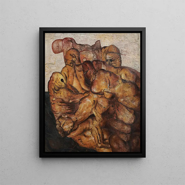 La Libération - Frits van den Berghe — framed artwork on a wall