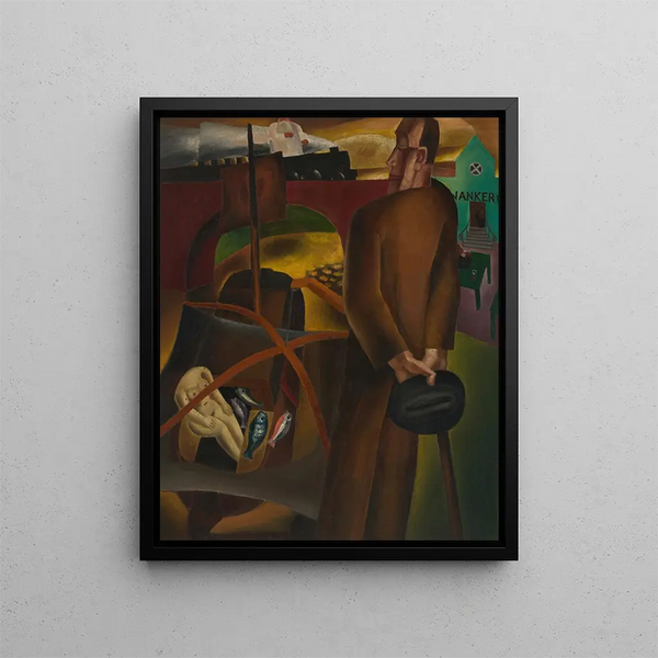 L'éternel vagabond - Frits van den Berghe — framed artwork on a wall