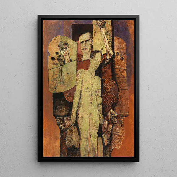 Distances - Frits van den Berghe — framed artwork on a wall
