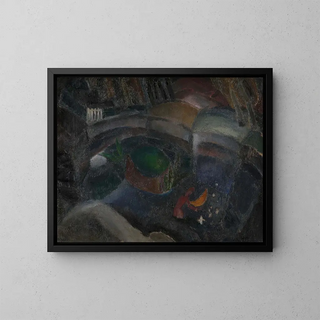 Pêcher des étoiles - Frits van den Berghe — framed artwork on a wall