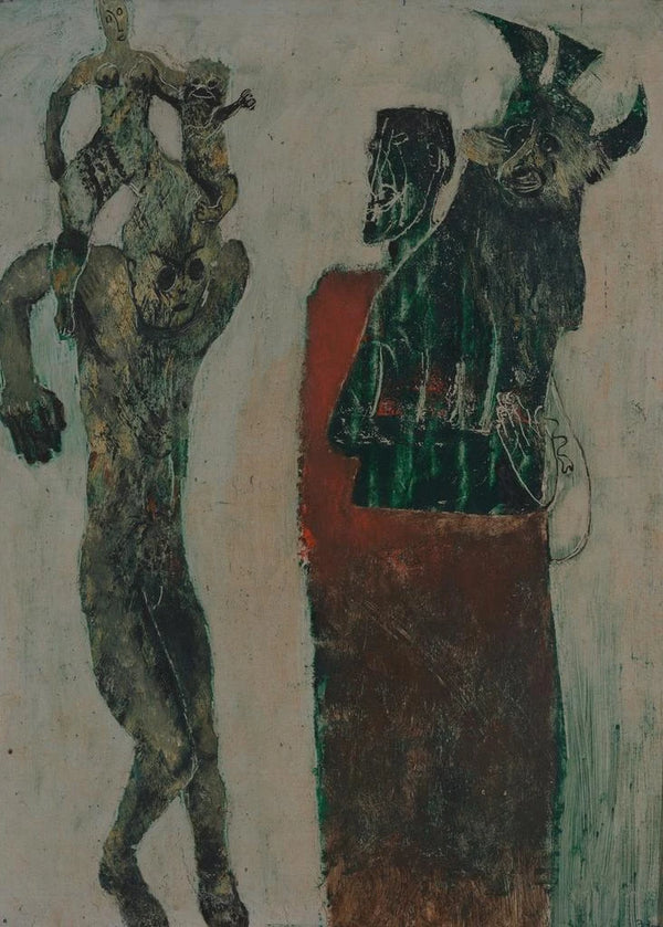 Idoles hantées - Frits van den Berghe — framed artwork on a wall