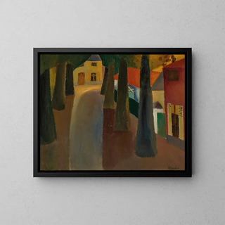 Lalle du château BachteMaria Leerne - Frits van den Berghe — framed artwork on a wall
