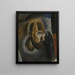 Self-portrait - Frits van den Berghe — framed artwork on a wall