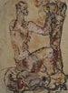 Nude pink sitting - Frits van den Berghe — artwork view