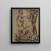 Nude pink sitting - Frits van den Berghe — framed artwork on a wall