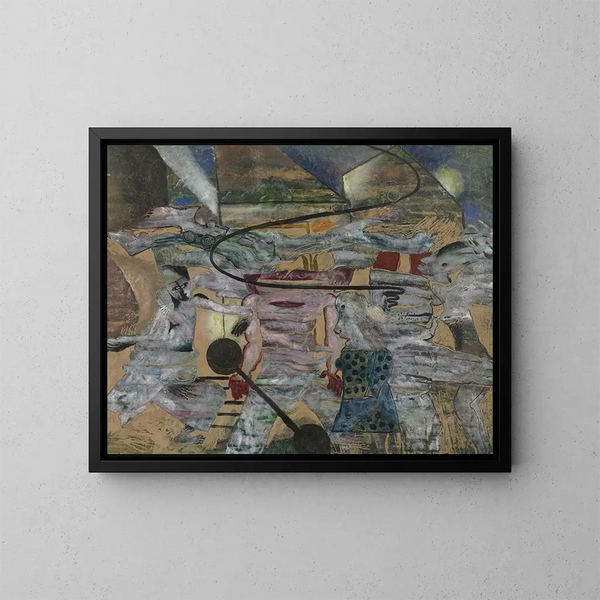 The Monster - Frits van den Berghe — framed artwork on a wall