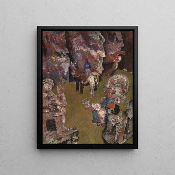 The Unknown Temple - Frits van den Berghe — framed artwork on a wall