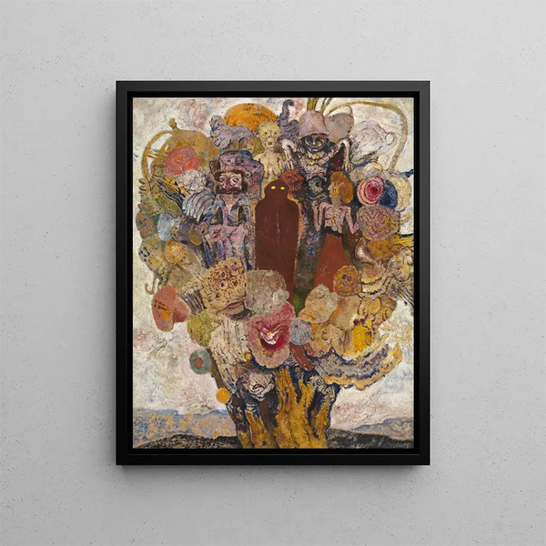 Flowering Tree - Frits van den Berghe — framed artwork on a wall