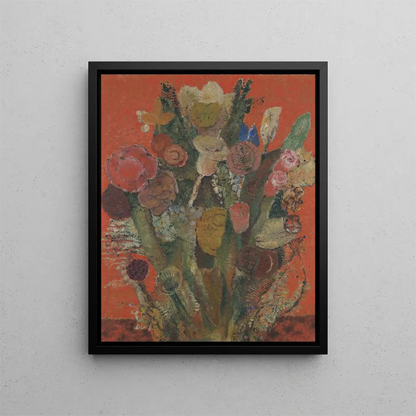 Bouquet étrange - Frits van den Berghe — framed artwork on a wall