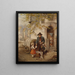 The Toy Seller - Fritz Beinke — framed artwork on a wall