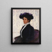 The artist's wife - Fritz Erler — framed artwork on a wall