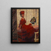 Domino Dame en pourriture - Fritz Erler — framed artwork on a wall
