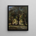Picnic in the Forest - Fritz Halberg-Krauss — framed artwork on a wall