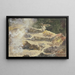 Crater of the Bird in Java - Fritz Hauck — framed artwork on a wall