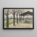 View of Tutzing - Fritz Hauck — framed artwork on a wall