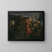The Hammer Mill at Fauler in Falkensteig - Fritz Kohlund — framed artwork on a wall