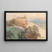 View of Persenbeug Castle - Fritz Lach — framed artwork on a wall