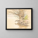 A willow by the lake - Fritz Lach — framed artwork on a wall