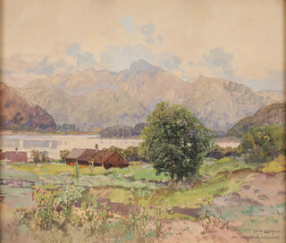 The Traun Lake in Altmünster - Fritz Lach — artwork view