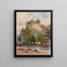Château de Hoyos-Schwertberg - Fritz Lach — framed artwork on a wall