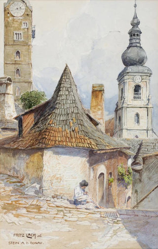 Fritz Lach - Stein an der Donau in der Wachau.webp