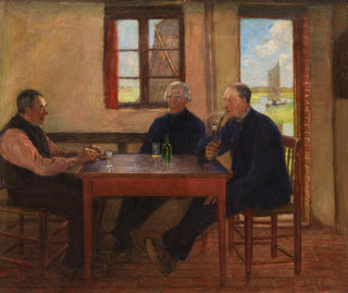 Three Peasants - Fritz Mackensen — artwork view