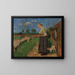 Spring Sun Painting - Fritz Mackensen — framed artwork on a wall