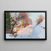 A sunny winter path - Fritz Müller-Landeck — framed artwork on a wall