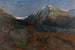 Mountain summit painting in Engadine - Fritz Overbeck — artwork view