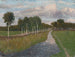 Evening at the Moor Canal II - Fritz Overbeck — artwork view