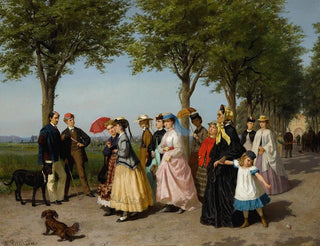 A Walk - Fritz Paulsen — artwork view