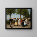 A Walk - Fritz Paulsen — framed artwork on a wall
